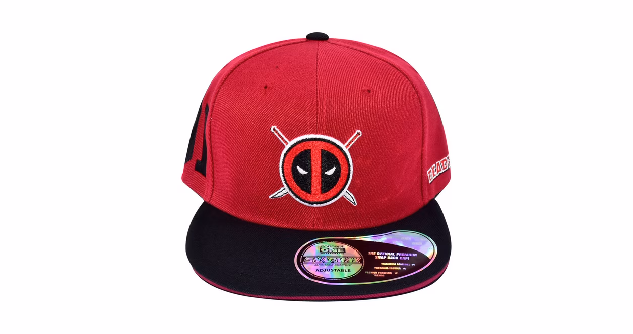 GameStop Marvel Deadpool - Deadpool (Suit 91) Flat Brim Snap Back Hat