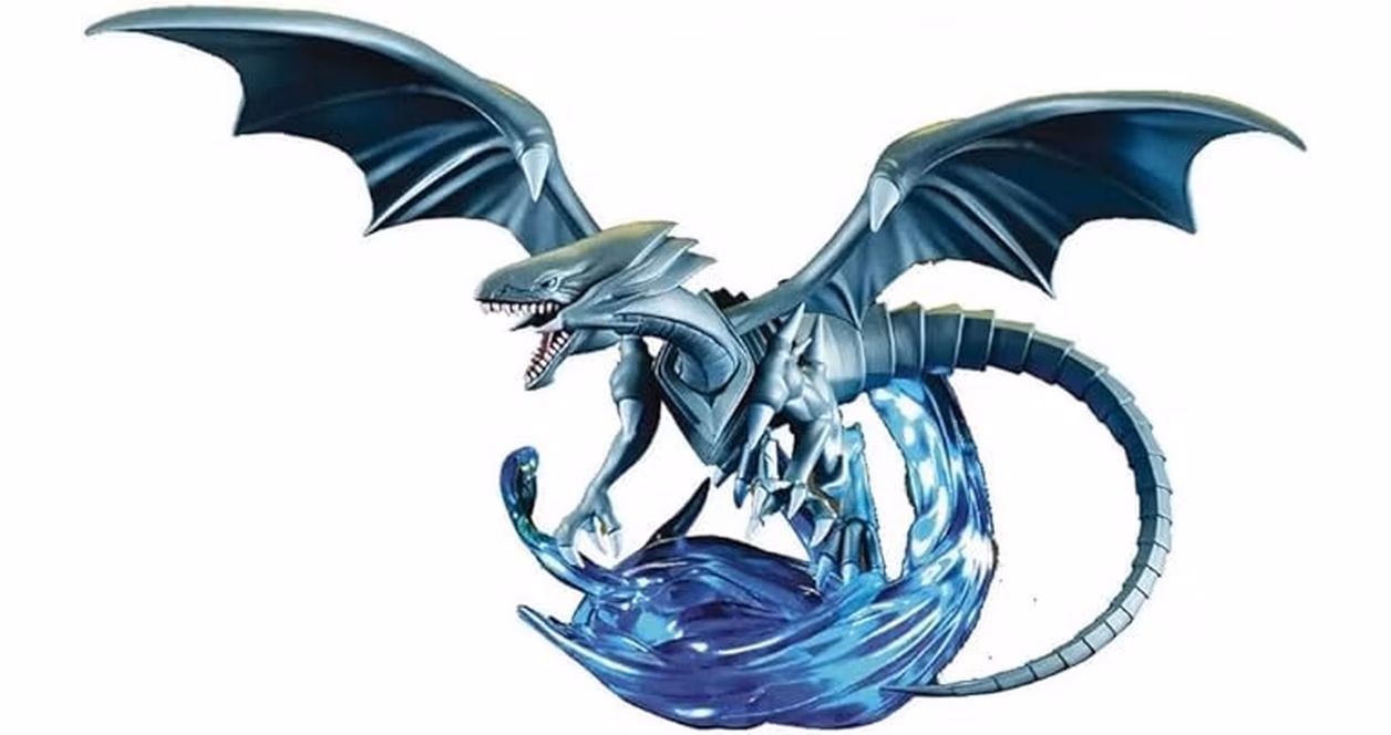 GameStop Bandai Megahouse Yu-Gi-Oh! Blue Eyes White Dragon Monster Chronicle 4.7-in Statue