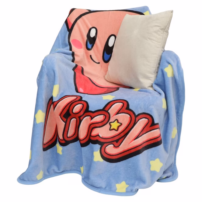 GameStop Kirby Wand Digital Print 44 x 59-in Polyester Blanket