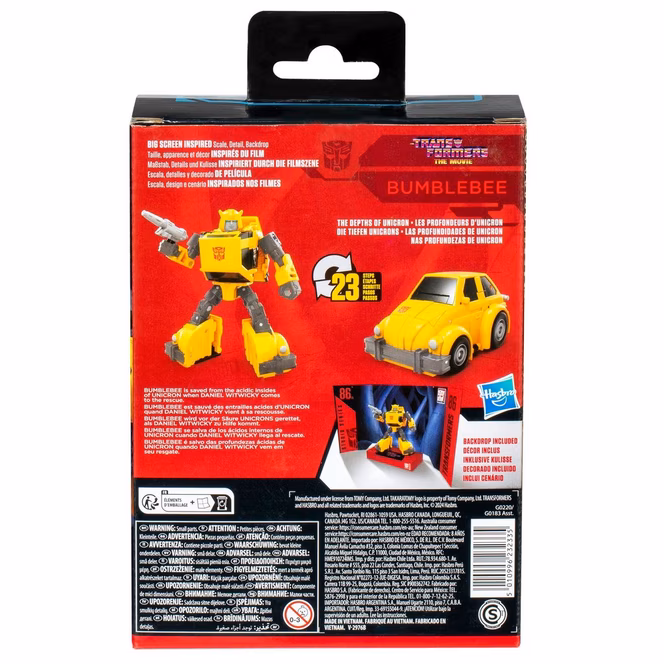GameStop Hasbro Transformers Toys Studio Series Transformers: The Movie Bumblebee 4.5-in Action Figure