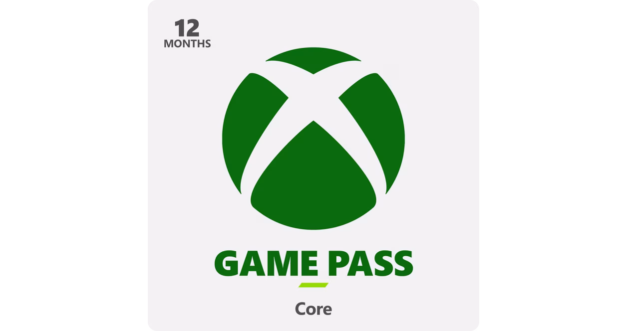 GameStop Xbox Game Pass Core - 12 Month Membership