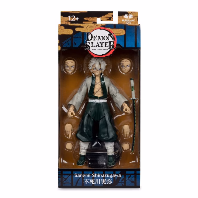 GameStop McFarlane Toys Demon Slayer Sanemi Shinazugawa 7-in Action Figure