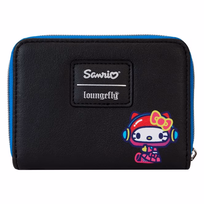 GameStop Loungefly Hello Kitty Kawaii Gamer Zip Around Wallet GameStop Exclusive