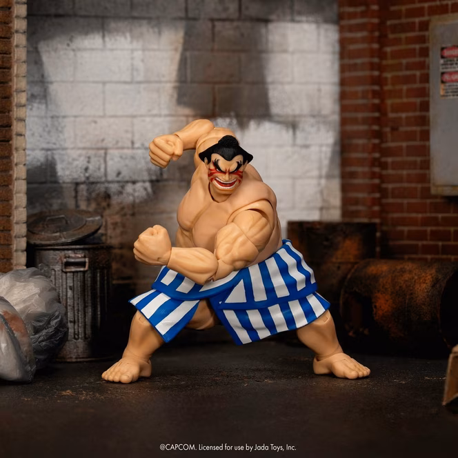 GameStop Jada Toys Street Fighter II E. Honda Deluxe 6-In Action Figure