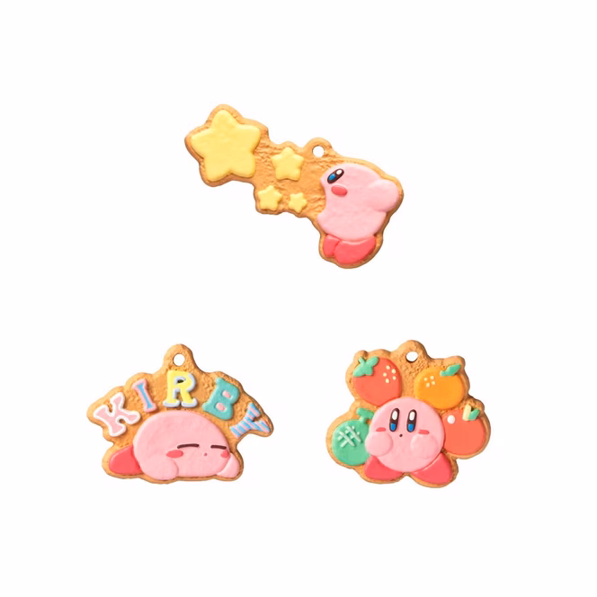 GameStop Bandai Shokugan Kirby and Friends Cookie Charmcot Blind Keychain (Styles May Vary)