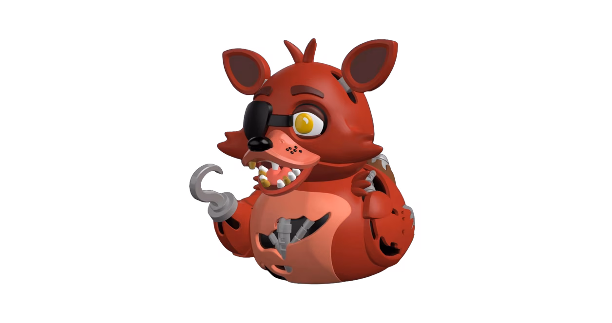 GameStop Tubbz Five Nights at Freddy's Foxy (1st Edition) 3.54-in Collectible Rubber Duck
