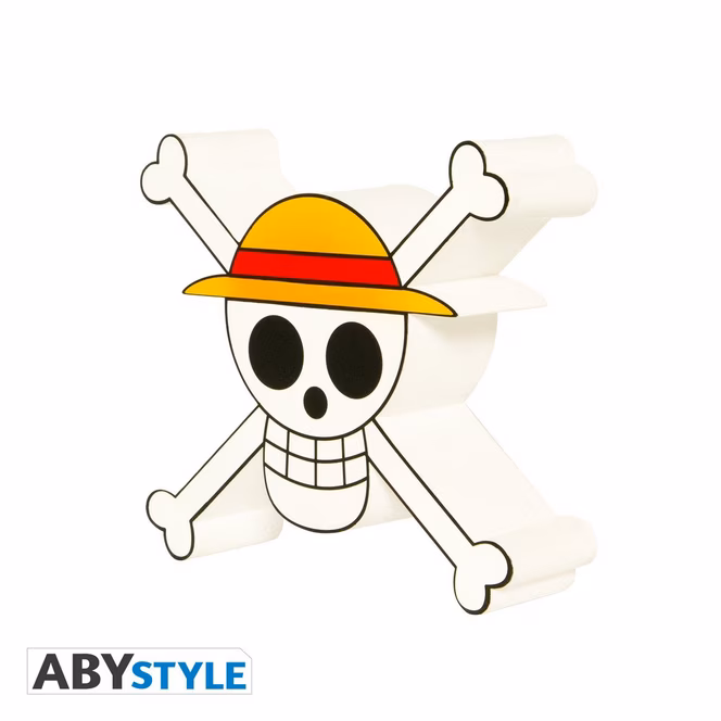 GameStop ABYSTYLE One Piece Straw Hat Jolly Anime 3D 8-in Light