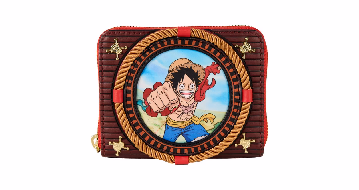GameStop Loungefly One Piece Luffy Zip Around Wallet