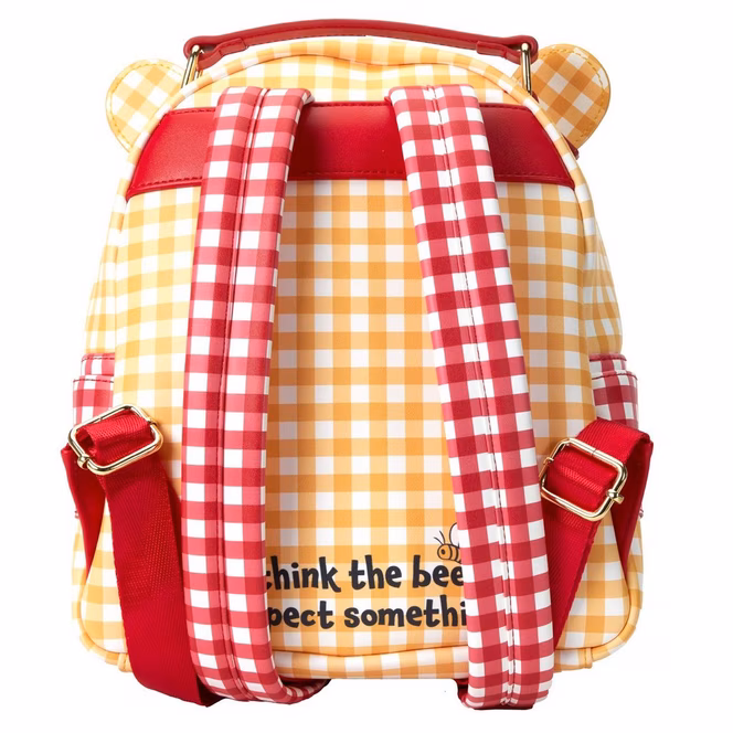 GameStop Loungefly Disney Winnie The Pooh Gingham Mini Backpack