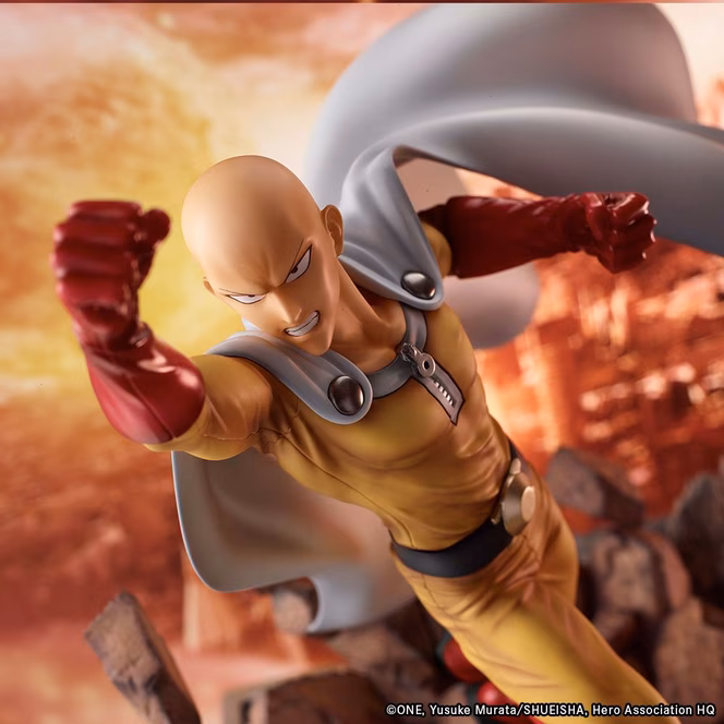 GameStop eStream One-Punch Man Saitama Statue