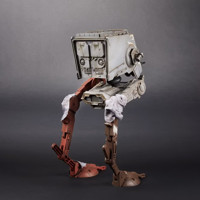 GameStop Star Wars The Vintage Collection The Mandalorian AT-ST Raider Toy Vehicle