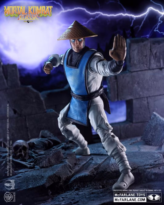 GameStop McFarlane Toys Mortal Kombat Klassic Raiden 7-in Scale Figure