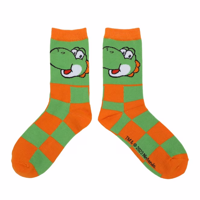 GameStop Super Mario Bros. Adult Crew Socks 5-Pack