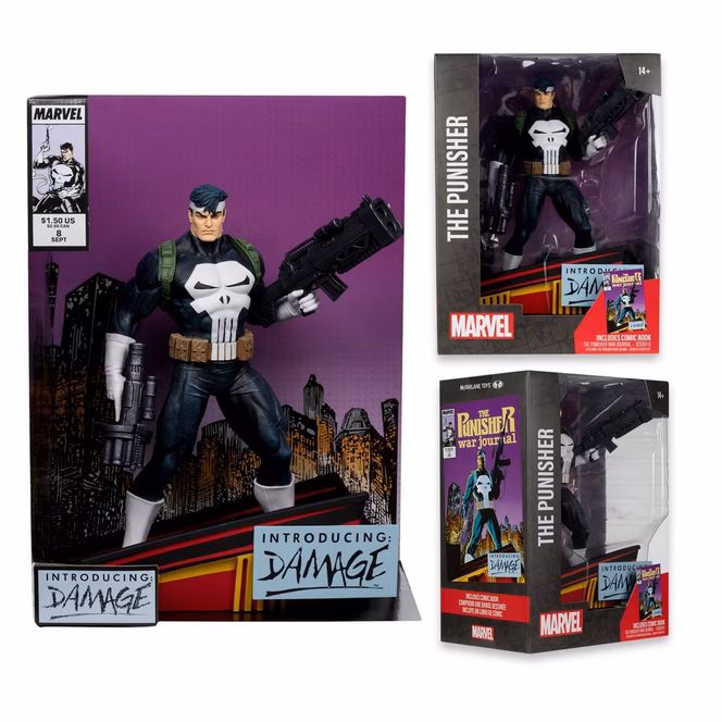 GameStop McFarlane Toys Marvel Collection The Punisher War Journal The Punisher (Issue 8) 1:6th Scale Figure