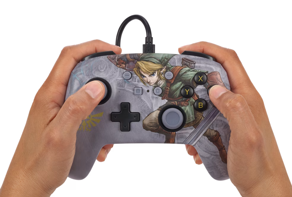 GameStop PowerA Enhanced Wired Controller for Nintendo Switch - Valiant Link