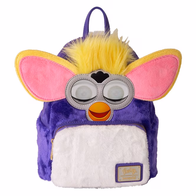 GameStop Loungefly Furby Plush Cosplay Lenticular Mini Backpack