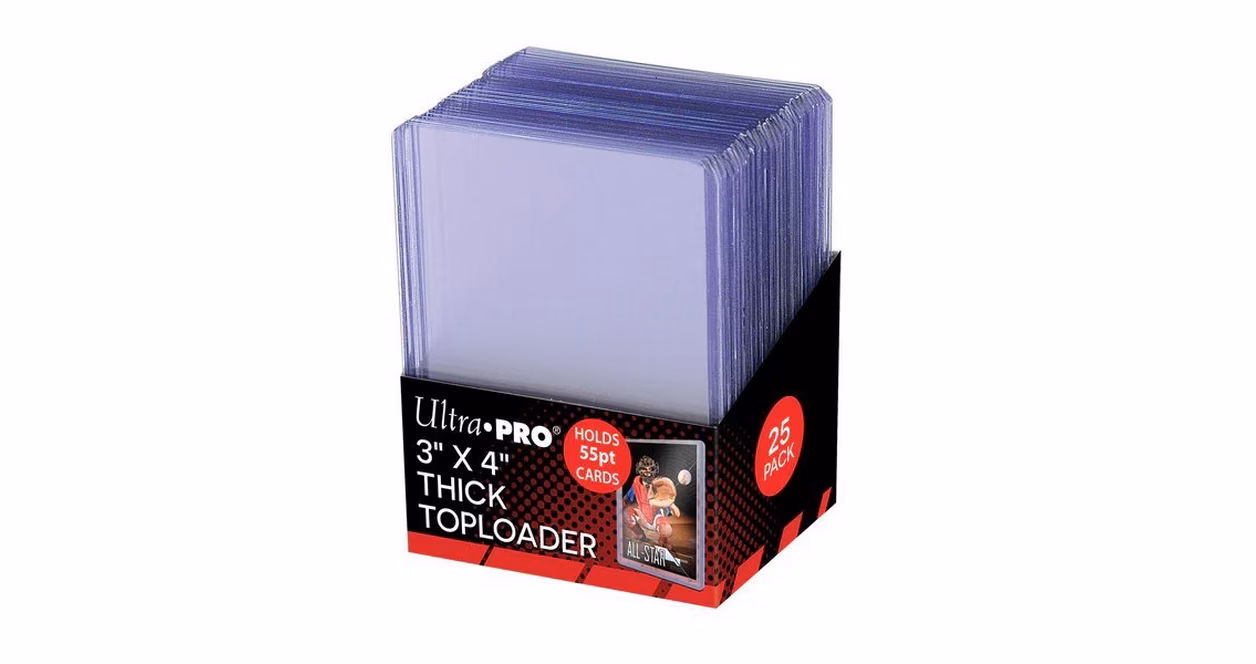 GameStop Ultra Pro Toploaders and Soft Sleeves Bundle for Standard Size Cards 25-Count