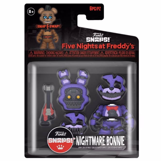 GameStop Funko Snaps! Five Nights at Freddy's Nightmare Bonnie 3.89-in Vinyl Figure
