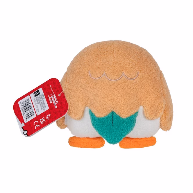 GameStop Jazwares Pokemon Rowlet 5-in Sleeping Plush