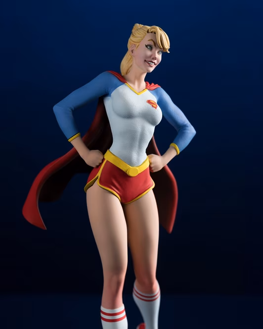 GameStop McFarlane Toys DC Direct Supergirl by J. Scott Campbell (DC Cover Girls) 1:8 Scale Resin Statue