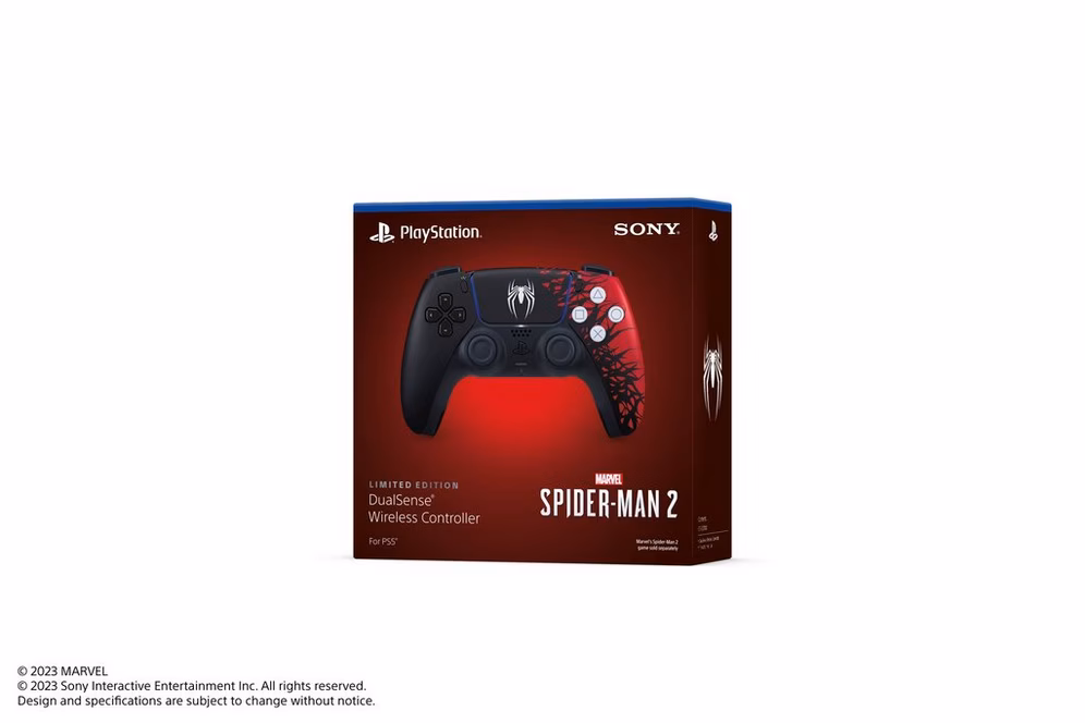 GameStop Sony DualSense Wireless Controller for PlayStation 5 Marvel's Spider-Man 2 Limited Edition