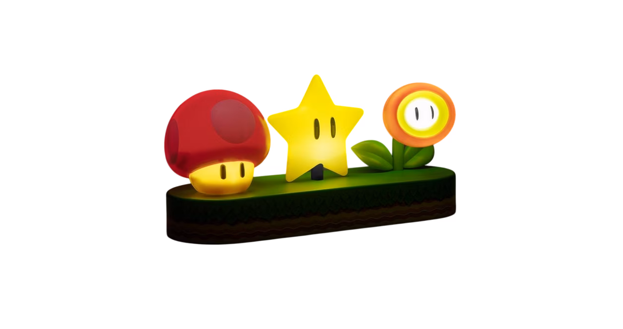 GameStop Super Mario Icon Free Standing Desk Light