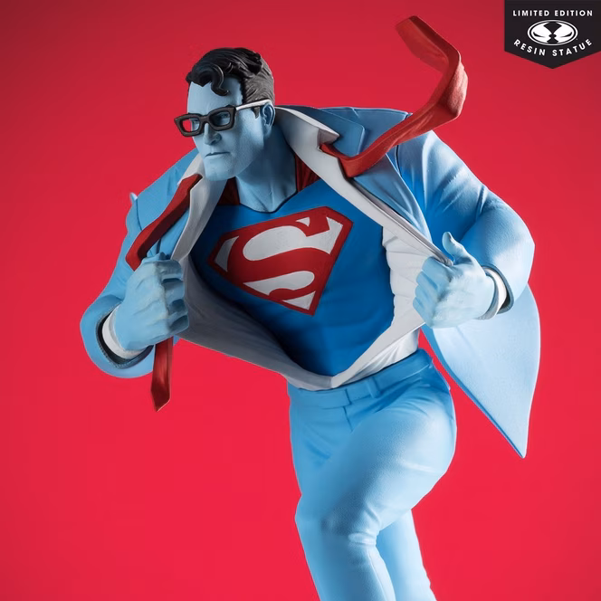 GameStop McFarlane Toys DC Direct Superman by Clayton Henry (Superman Red and Blue)  Limited Edition 1:10 Scale Resin Statue