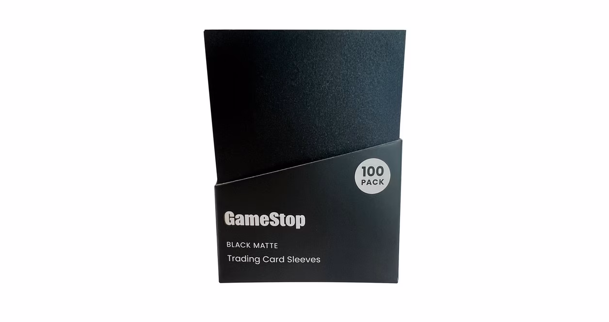 GameStop GameStop Trading Card Black Matte Sleeves 100-Pack