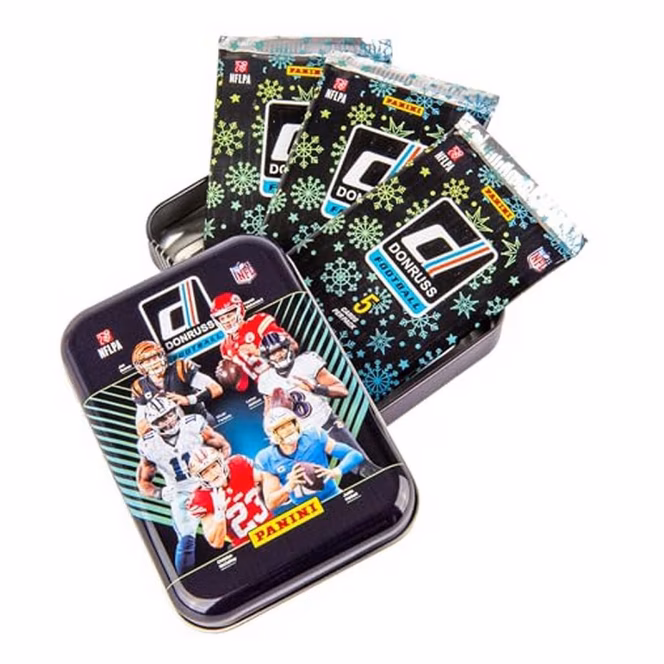 GameStop 2024 Panini Donruss NFL Football Trading Card Tin