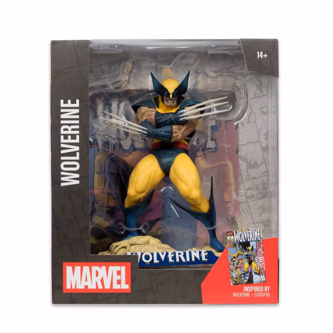 GameStop McFarlane Toys Marvel Collection Wolverine - Wolverine (Issue 85) 1:10TH Figure