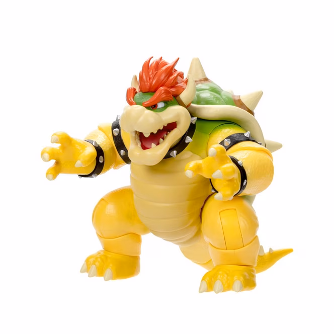 GameStop Jakks Pacific Super Mario Bros. Movie Fire Breathing Bowser 7-in Action Figure