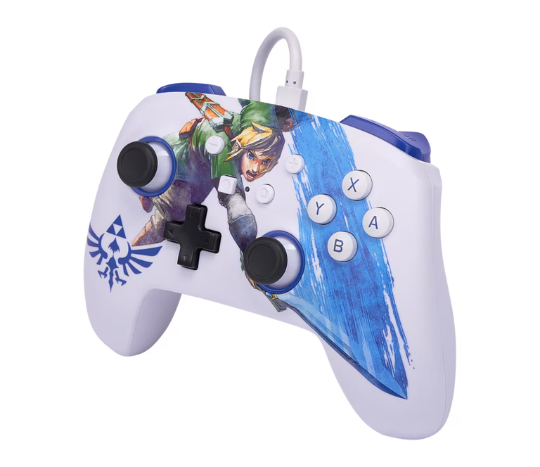 GameStop PowerA Enhanced Wired Controller for Nintendo Switch - Master Sword Attack