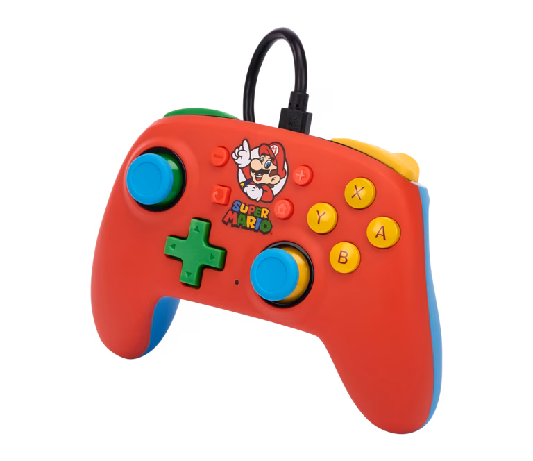 GameStop PowerA Nano Wired Controller for Nintendo Switch - Mario Medley