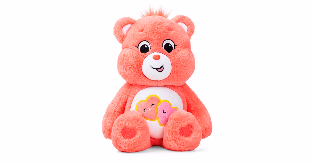 GameStop Care Bears Love-A-Lot Bear 9-in Plush
