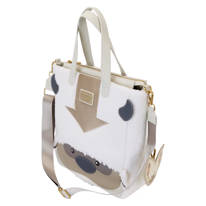 GameStop Loungefly Avatar: The Last Airbender Appa Cosplay Plush Tote Bag with Momo Charm