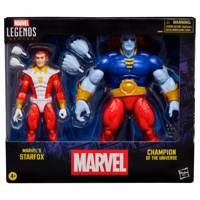 GameStop Hasbro Marvel Legends Series Marvel’s Starfox and Champion of the Universe 6-in Action Figure Set
