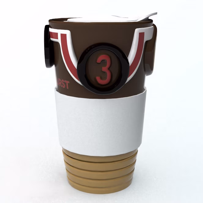 GameStop One Piece Thousand Sunny Ceramic 3D Tumbler