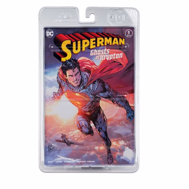 GameStop McFarlane Toys DC Multiverse Superman: Ghost of Krypton Superman 7-in Action Figure with Comic