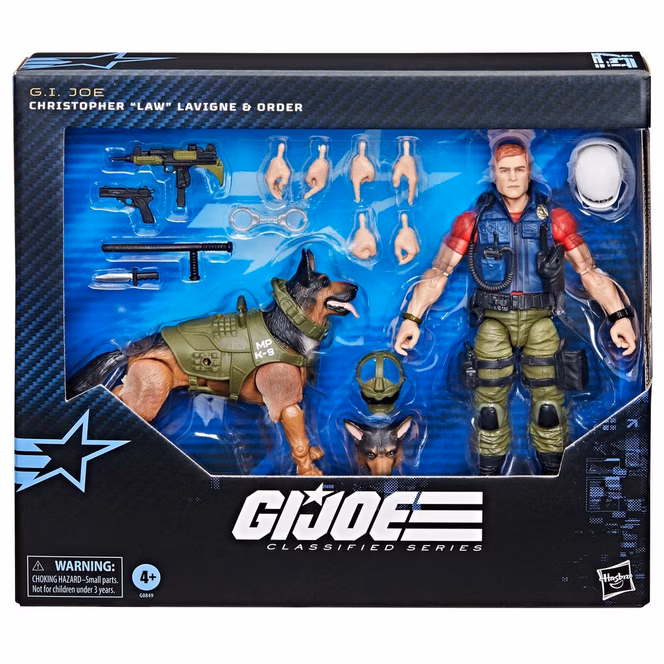 GameStop Hasbro G.I. Joe Classified Series Christopher Law Lavigne and Order 6-in Action Figure