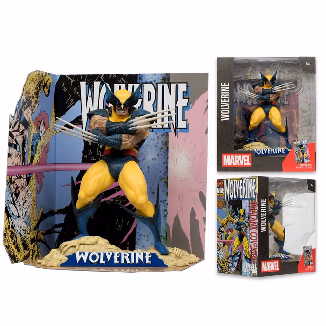 GameStop McFarlane Toys Marvel Collection Wolverine - Wolverine (Issue 85) 1:10TH Figure