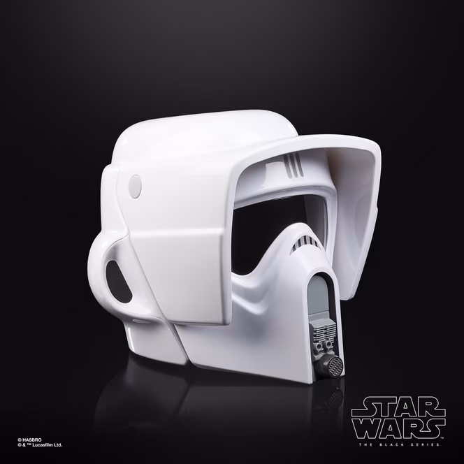GameStop Hasbro Star Wars: The Black Series Scout Trooper Premium Electronic Helmet