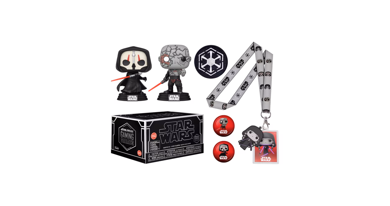 GameStop Funko Box: Star Wars Gaming Greats Darth Nihilus and Darth Sion Funko Collector Box GameStop Exclusive
