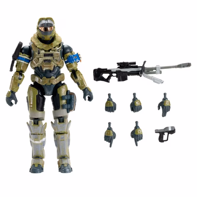 GameStop Jazwares Halo Reach The Spartan Collection Noble Team 6-Pack Figure Set