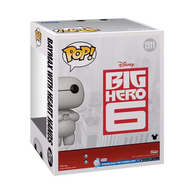 GameStop Funko POP! Super: Big Hero 6 Baymax (Heart Hands) 6-in Vinyl Figure