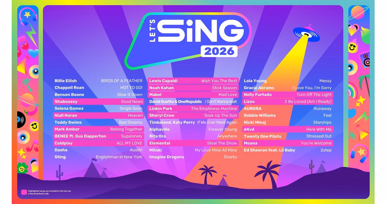 GameStop Let's Sing 2026 with 2 Mics - Nintendo Switch