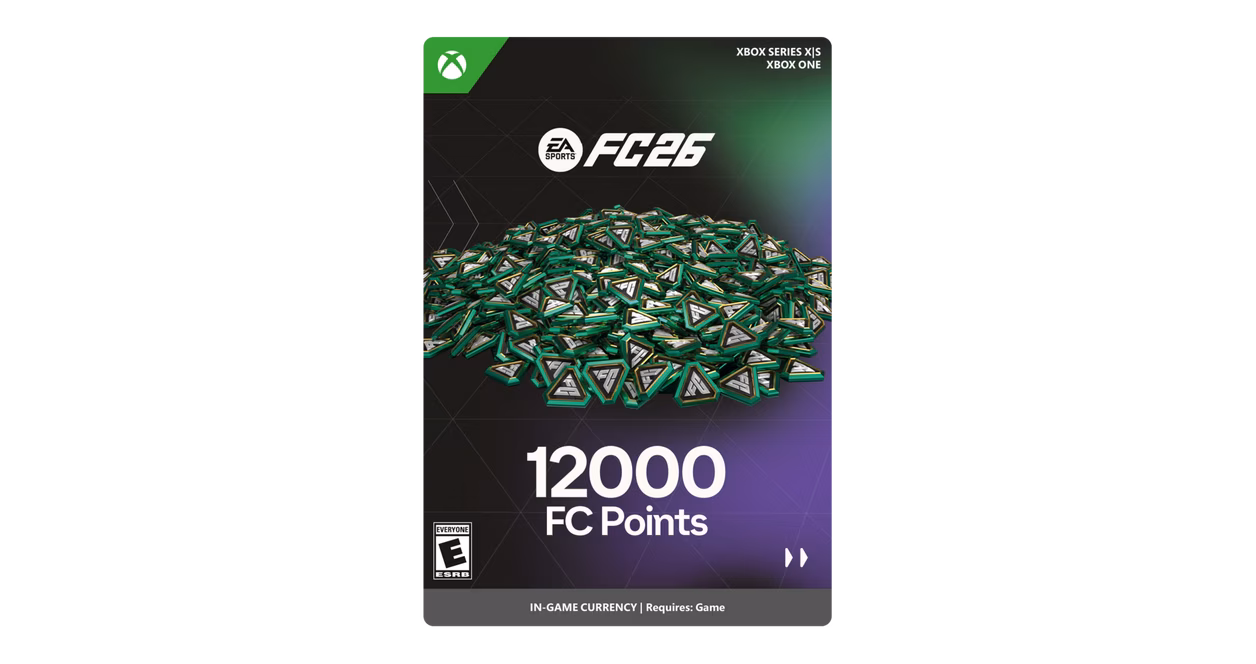 GameStop EA SPORTS FC 26 FC Points 12000 - Xbox Series X/S, Xbox One