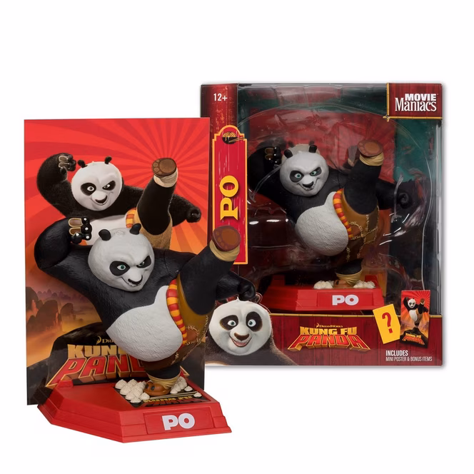 GameStop McFarlane Toys Movie Maniacs NBC 2008 Kung Fu Panda 6-in Statue
