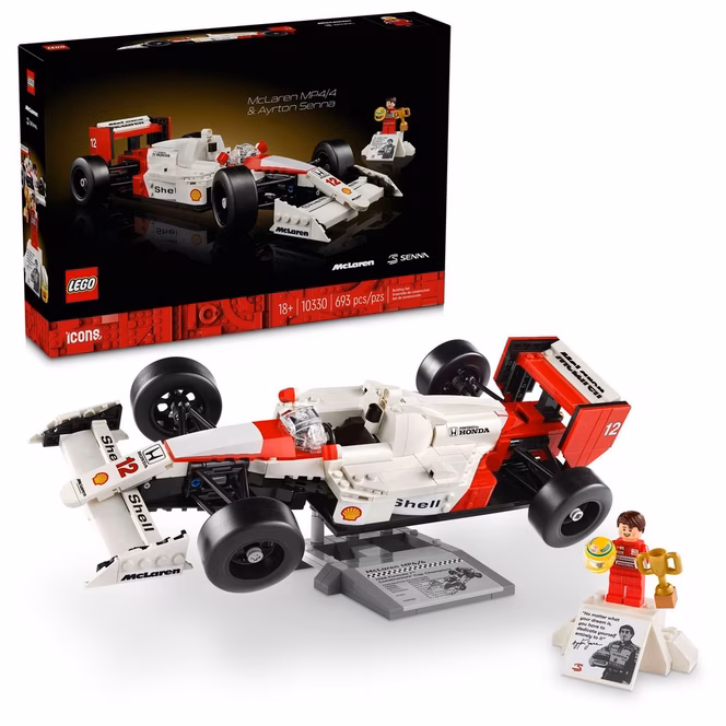 GameStop LEGO Icons McLaren MP4/4 and Ayrton Senna 10330 Building Toy