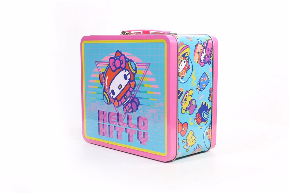 GameStop Hello Kitty Kawaii Arcade Lunch Box with Beverage Container
