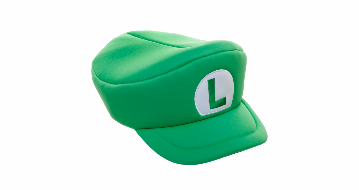 GameStop Super Mario Bros. Luigi Cosplay Replica Hat